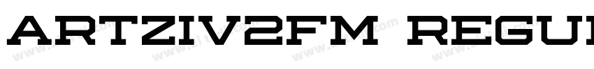 Artziv2FM Regular字体转换
